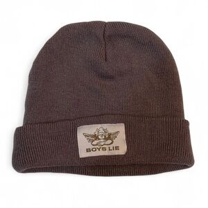 Boys Lie Mauve Knit Beanie